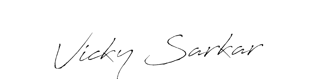 You should practise on your own different ways (Antro_Vectra) to write your name (Vicky Sarkar) in signature. don't let someone else do it for you. Vicky Sarkar signature style 6 images and pictures png