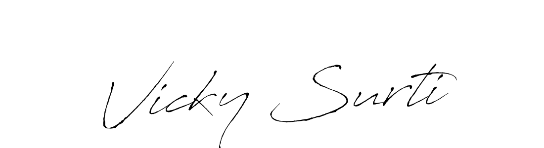 if you are searching for the best signature style for your name Vicky Surti. so please give up your signature search. here we have designed multiple signature styles  using Antro_Vectra. Vicky Surti signature style 6 images and pictures png