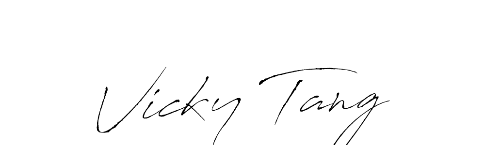 Once you've used our free online signature maker to create your best signature Antro_Vectra style, it's time to enjoy all of the benefits that Vicky Tang name signing documents. Vicky Tang signature style 6 images and pictures png