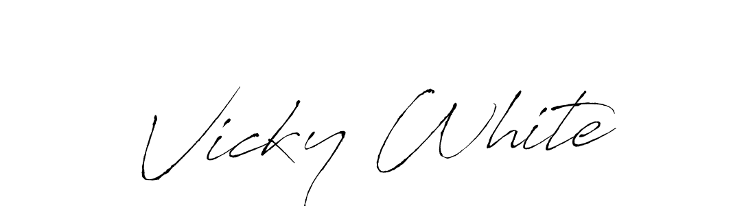 Once you've used our free online signature maker to create your best signature Antro_Vectra style, it's time to enjoy all of the benefits that Vicky White name signing documents. Vicky White signature style 6 images and pictures png