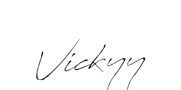 You should practise on your own different ways (Antro_Vectra) to write your name (Vickyy) in signature. don't let someone else do it for you. Vickyy signature style 6 images and pictures png