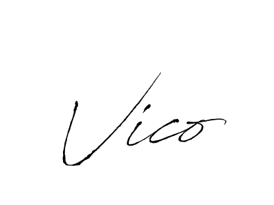 You should practise on your own different ways (Antro_Vectra) to write your name (Vico) in signature. don't let someone else do it for you. Vico signature style 6 images and pictures png
