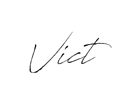 How to Draw Vict signature style? Antro_Vectra is a latest design signature styles for name Vict. Vict signature style 6 images and pictures png