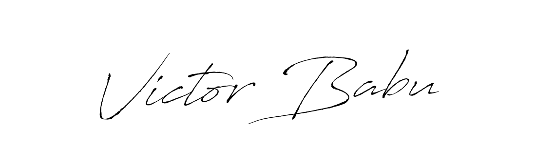 The best way (Antro_Vectra) to make a short signature is to pick only two or three words in your name. The name Victor Babu include a total of six letters. For converting this name. Victor Babu signature style 6 images and pictures png