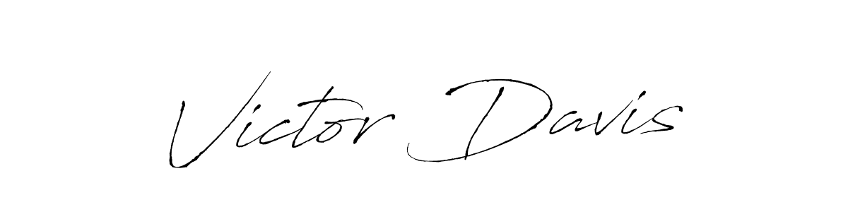 Victor Davis stylish signature style. Best Handwritten Sign (Antro_Vectra) for my name. Handwritten Signature Collection Ideas for my name Victor Davis. Victor Davis signature style 6 images and pictures png