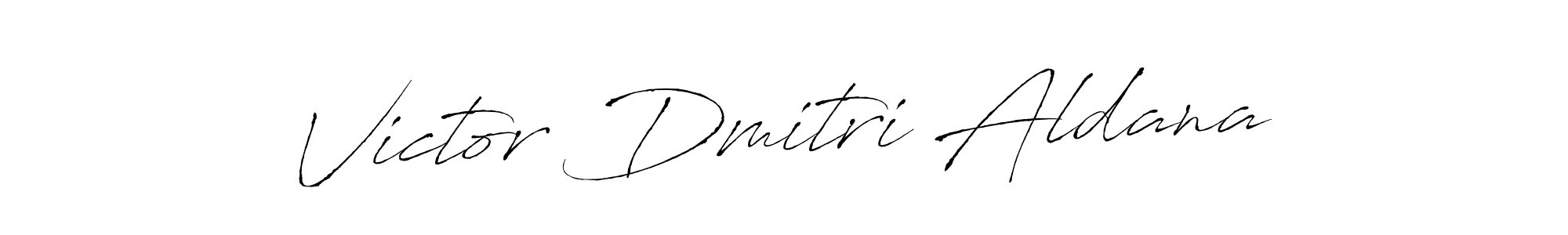 Also You can easily find your signature by using the search form. We will create Victor Dmitri Aldana name handwritten signature images for you free of cost using Antro_Vectra sign style. Victor Dmitri Aldana signature style 6 images and pictures png