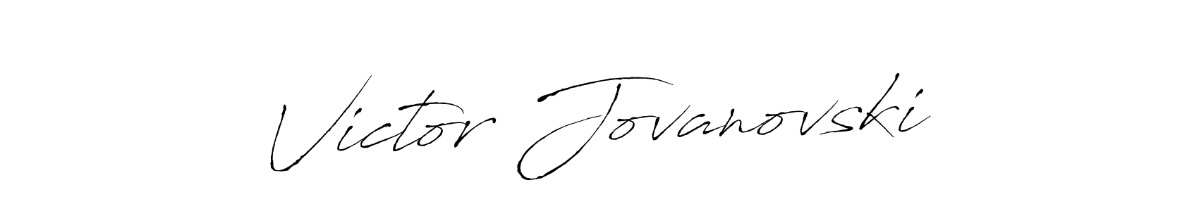 Create a beautiful signature design for name Victor Jovanovski. With this signature (Antro_Vectra) fonts, you can make a handwritten signature for free. Victor Jovanovski signature style 6 images and pictures png