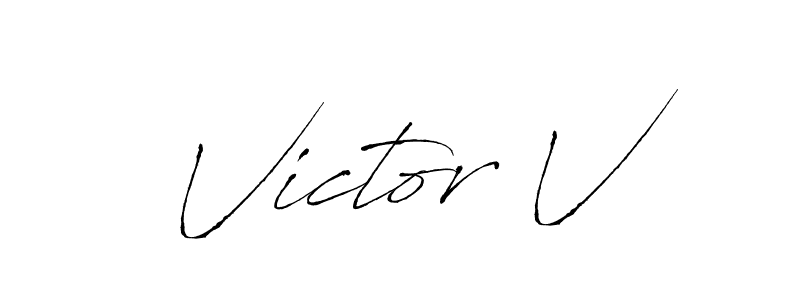 You should practise on your own different ways (Antro_Vectra) to write your name (Victor V) in signature. don't let someone else do it for you. Victor V signature style 6 images and pictures png