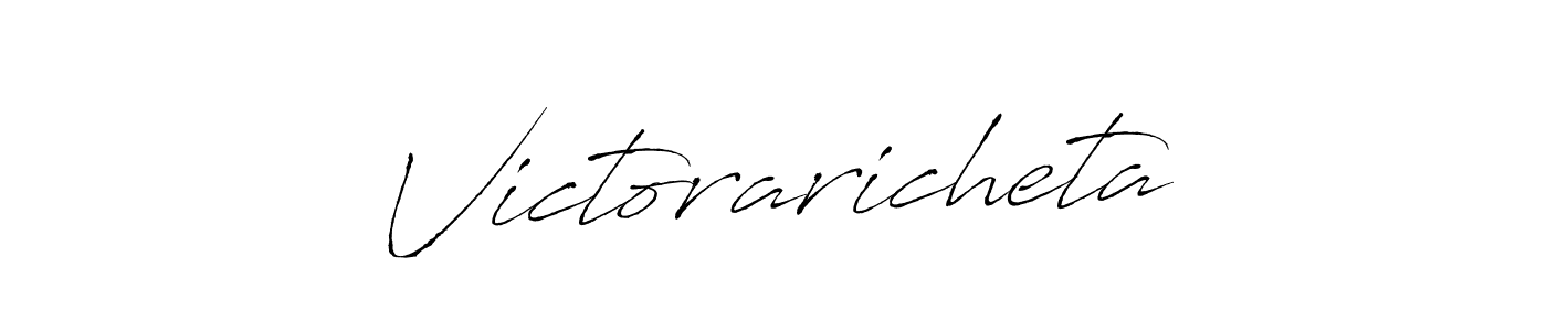 Also You can easily find your signature by using the search form. We will create Victoraricheta name handwritten signature images for you free of cost using Antro_Vectra sign style. Victoraricheta signature style 6 images and pictures png