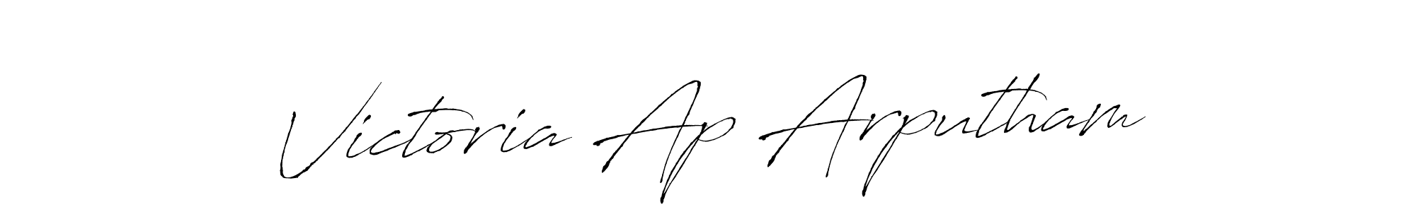 Use a signature maker to create a handwritten signature online. With this signature software, you can design (Antro_Vectra) your own signature for name Victoria Ap Arputham. Victoria Ap Arputham signature style 6 images and pictures png