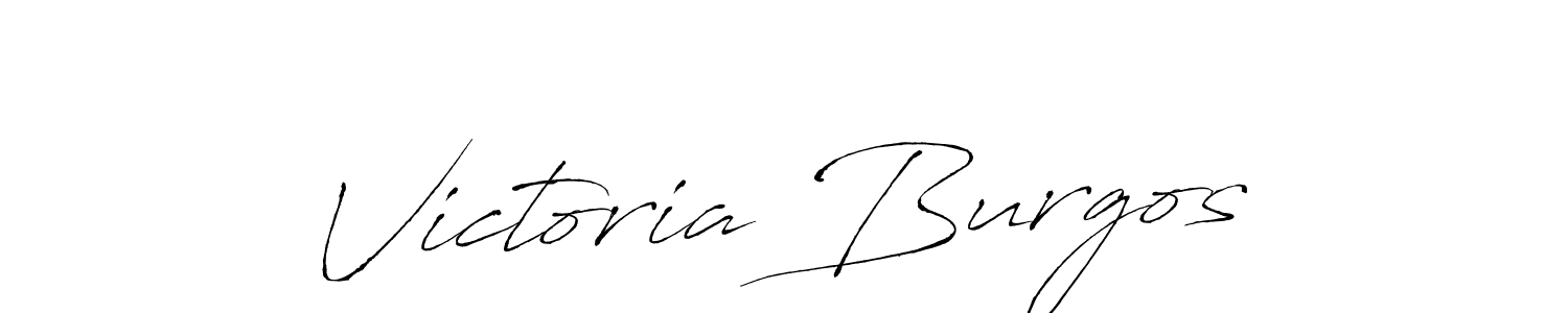 The best way (Antro_Vectra) to make a short signature is to pick only two or three words in your name. The name Victoria Burgos include a total of six letters. For converting this name. Victoria Burgos signature style 6 images and pictures png