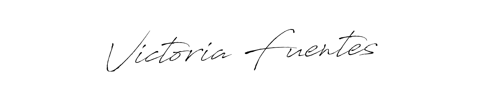You should practise on your own different ways (Antro_Vectra) to write your name (Victoria Fuentes) in signature. don't let someone else do it for you. Victoria Fuentes signature style 6 images and pictures png