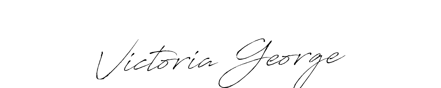 Design your own signature with our free online signature maker. With this signature software, you can create a handwritten (Antro_Vectra) signature for name Victoria George. Victoria George signature style 6 images and pictures png