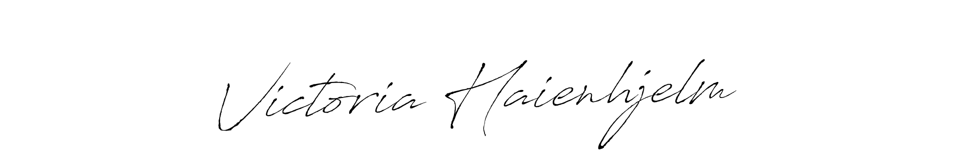 The best way (Antro_Vectra) to make a short signature is to pick only two or three words in your name. The name Victoria Haienhjelm include a total of six letters. For converting this name. Victoria Haienhjelm signature style 6 images and pictures png