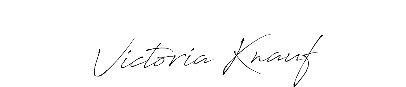 Victoria Knauf stylish signature style. Best Handwritten Sign (Antro_Vectra) for my name. Handwritten Signature Collection Ideas for my name Victoria Knauf. Victoria Knauf signature style 6 images and pictures png