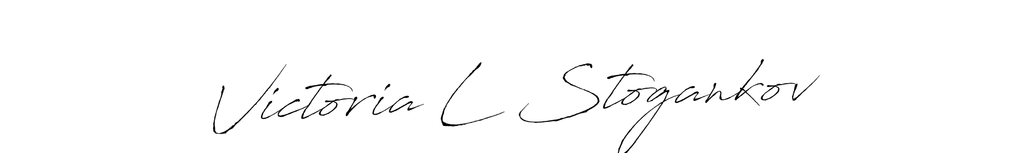 Make a beautiful signature design for name Victoria L Stogankov. Use this online signature maker to create a handwritten signature for free. Victoria L Stogankov signature style 6 images and pictures png