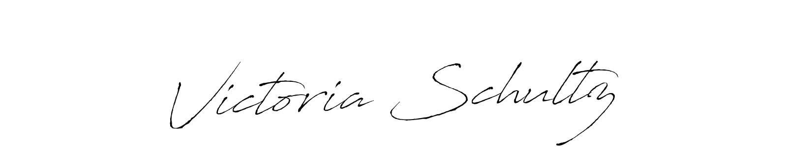 Victoria Schultz stylish signature style. Best Handwritten Sign (Antro_Vectra) for my name. Handwritten Signature Collection Ideas for my name Victoria Schultz. Victoria Schultz signature style 6 images and pictures png