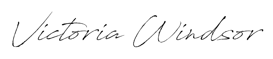Discover the perfect balance of readability and style for Victoria Windsor with Antro_Vectra font. Create your dream signature today. Victoria Windsor signature style 6 images and pictures png