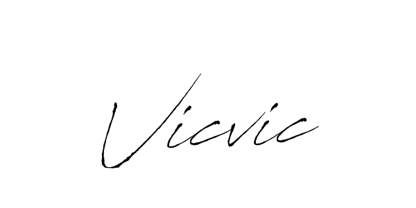 Also You can easily find your signature by using the search form. We will create Vicvic name handwritten signature images for you free of cost using Antro_Vectra sign style. Vicvic signature style 6 images and pictures png