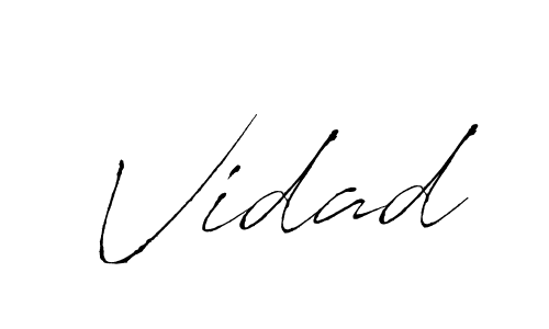 Similarly Antro_Vectra is the best handwritten signature design. Signature creator online .You can use it as an online autograph creator for name Vidad. Vidad signature style 6 images and pictures png