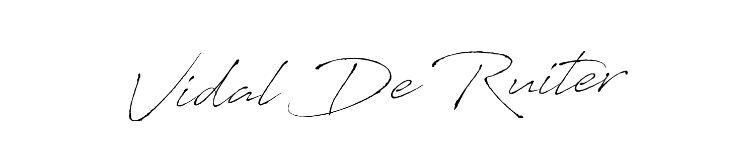 if you are searching for the best signature style for your name Vidal De Ruiter. so please give up your signature search. here we have designed multiple signature styles  using Antro_Vectra. Vidal De Ruiter signature style 6 images and pictures png