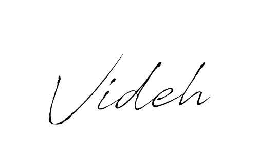 Make a beautiful signature design for name Videh. With this signature (Antro_Vectra) style, you can create a handwritten signature for free. Videh signature style 6 images and pictures png
