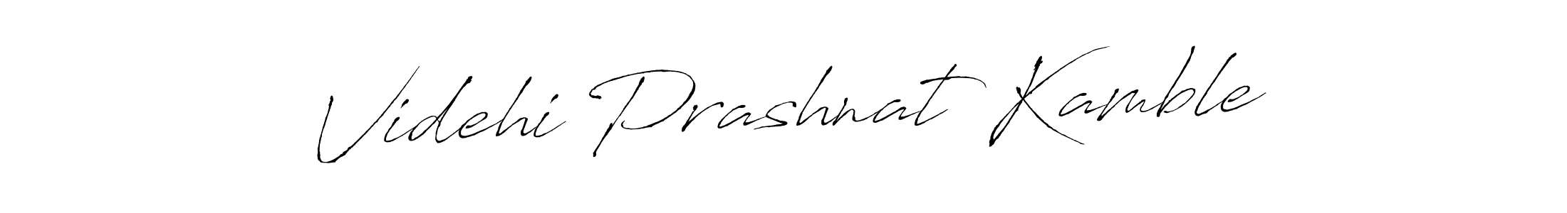 Also we have Videhi Prashnat Kamble name is the best signature style. Create professional handwritten signature collection using Antro_Vectra autograph style. Videhi Prashnat Kamble signature style 6 images and pictures png