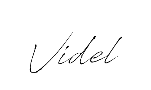 Use a signature maker to create a handwritten signature online. With this signature software, you can design (Antro_Vectra) your own signature for name Videl. Videl signature style 6 images and pictures png