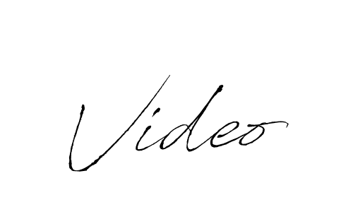 Design your own signature with our free online signature maker. With this signature software, you can create a handwritten (Antro_Vectra) signature for name Video. Video signature style 6 images and pictures png