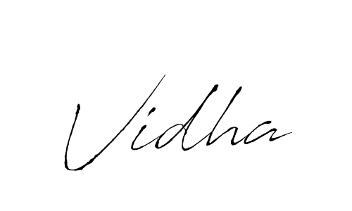 Make a beautiful signature design for name Vidha. Use this online signature maker to create a handwritten signature for free. Vidha signature style 6 images and pictures png
