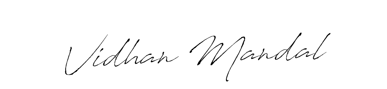You should practise on your own different ways (Antro_Vectra) to write your name (Vidhan Mandal) in signature. don't let someone else do it for you. Vidhan Mandal signature style 6 images and pictures png