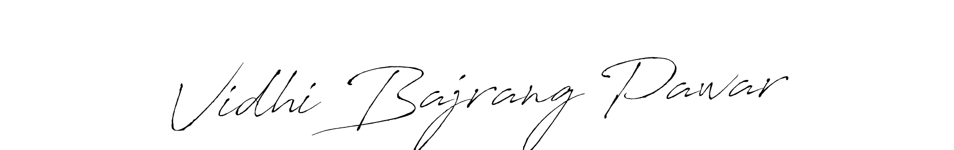 It looks lik you need a new signature style for name Vidhi Bajrang Pawar. Design unique handwritten (Antro_Vectra) signature with our free signature maker in just a few clicks. Vidhi Bajrang Pawar signature style 6 images and pictures png