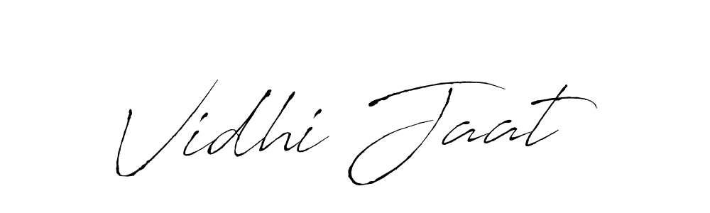 You should practise on your own different ways (Antro_Vectra) to write your name (Vidhi Jaat) in signature. don't let someone else do it for you. Vidhi Jaat signature style 6 images and pictures png