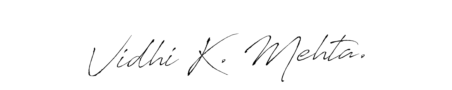 This is the best signature style for the Vidhi K. Mehta. name. Also you like these signature font (Antro_Vectra). Mix name signature. Vidhi K. Mehta. signature style 6 images and pictures png