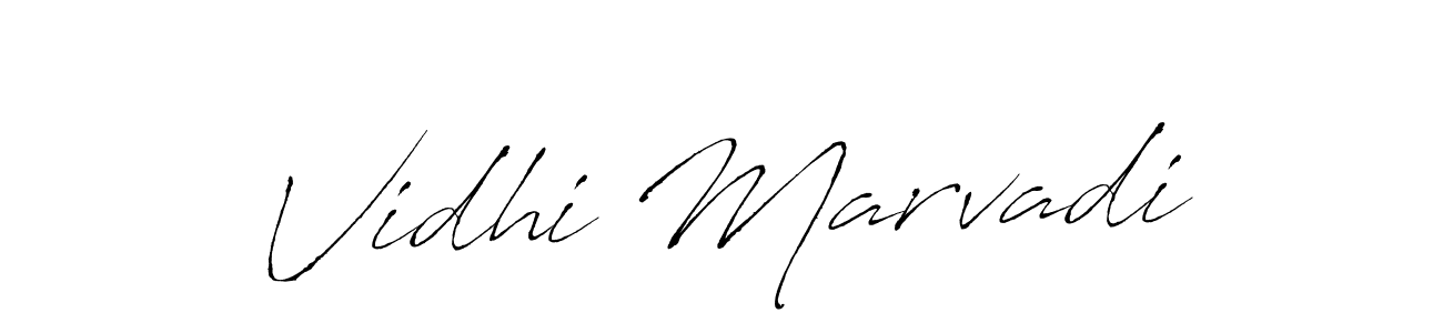 Antro_Vectra is a professional signature style that is perfect for those who want to add a touch of class to their signature. It is also a great choice for those who want to make their signature more unique. Get Vidhi Marvadi name to fancy signature for free. Vidhi Marvadi signature style 6 images and pictures png