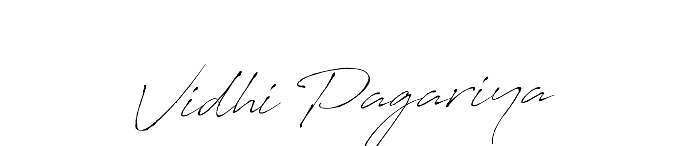 This is the best signature style for the Vidhi Pagariya name. Also you like these signature font (Antro_Vectra). Mix name signature. Vidhi Pagariya signature style 6 images and pictures png