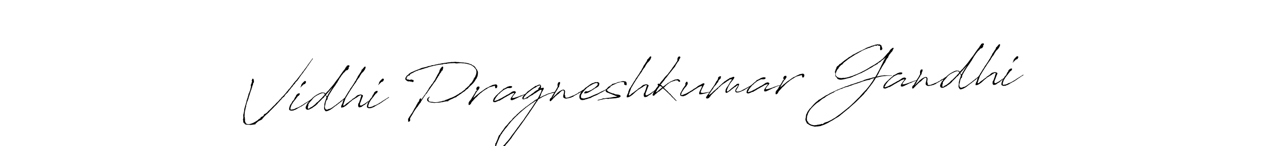 Make a beautiful signature design for name Vidhi Pragneshkumar Gandhi. Use this online signature maker to create a handwritten signature for free. Vidhi Pragneshkumar Gandhi signature style 6 images and pictures png