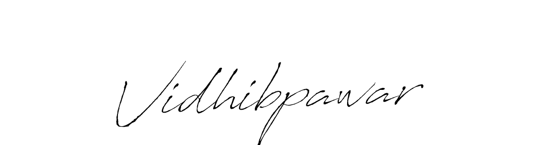 Make a beautiful signature design for name Vidhibpawar. Use this online signature maker to create a handwritten signature for free. Vidhibpawar signature style 6 images and pictures png