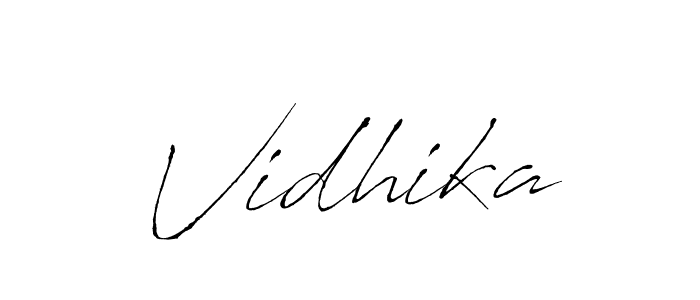 It looks lik you need a new signature style for name Vidhika. Design unique handwritten (Antro_Vectra) signature with our free signature maker in just a few clicks. Vidhika signature style 6 images and pictures png