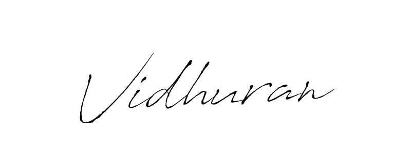 Also we have Vidhuran name is the best signature style. Create professional handwritten signature collection using Antro_Vectra autograph style. Vidhuran signature style 6 images and pictures png