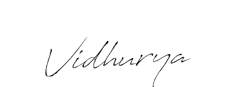 It looks lik you need a new signature style for name Vidhurya. Design unique handwritten (Antro_Vectra) signature with our free signature maker in just a few clicks. Vidhurya signature style 6 images and pictures png