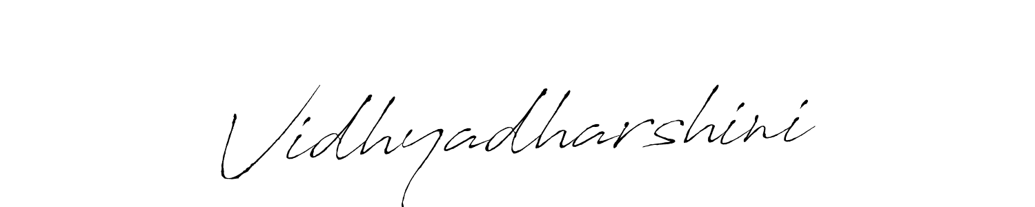 Vidhyadharshini stylish signature style. Best Handwritten Sign (Antro_Vectra) for my name. Handwritten Signature Collection Ideas for my name Vidhyadharshini. Vidhyadharshini signature style 6 images and pictures png