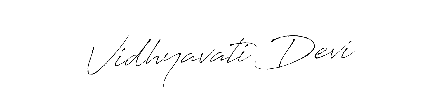 Vidhyavati Devi stylish signature style. Best Handwritten Sign (Antro_Vectra) for my name. Handwritten Signature Collection Ideas for my name Vidhyavati Devi. Vidhyavati Devi signature style 6 images and pictures png