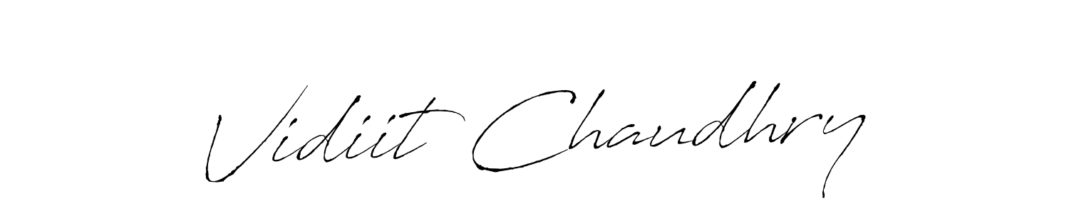 This is the best signature style for the Vidiit Chaudhry name. Also you like these signature font (Antro_Vectra). Mix name signature. Vidiit Chaudhry signature style 6 images and pictures png