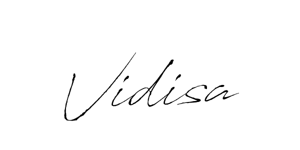 You should practise on your own different ways (Antro_Vectra) to write your name (Vidisa) in signature. don't let someone else do it for you. Vidisa signature style 6 images and pictures png