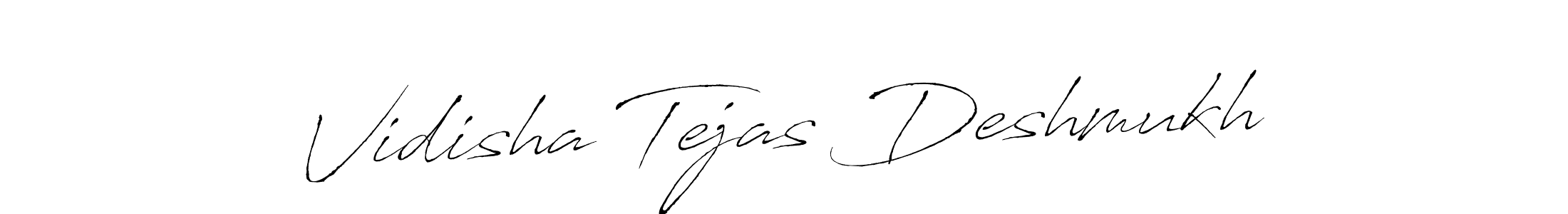 Design your own signature with our free online signature maker. With this signature software, you can create a handwritten (Antro_Vectra) signature for name Vidisha Tejas Deshmukh. Vidisha Tejas Deshmukh signature style 6 images and pictures png