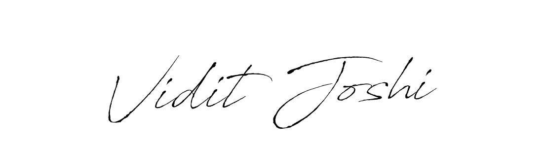 Also we have Vidit Joshi name is the best signature style. Create professional handwritten signature collection using Antro_Vectra autograph style. Vidit Joshi signature style 6 images and pictures png
