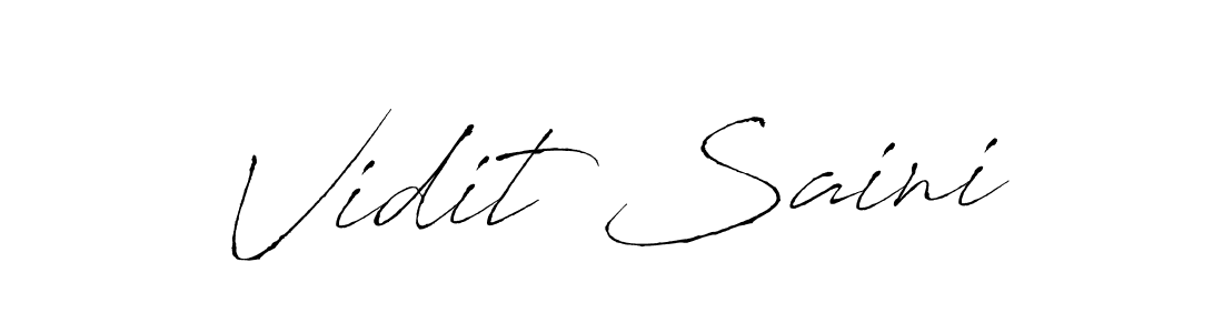 Make a beautiful signature design for name Vidit Saini. Use this online signature maker to create a handwritten signature for free. Vidit Saini signature style 6 images and pictures png