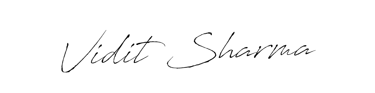 Make a beautiful signature design for name Vidit Sharma. Use this online signature maker to create a handwritten signature for free. Vidit Sharma signature style 6 images and pictures png