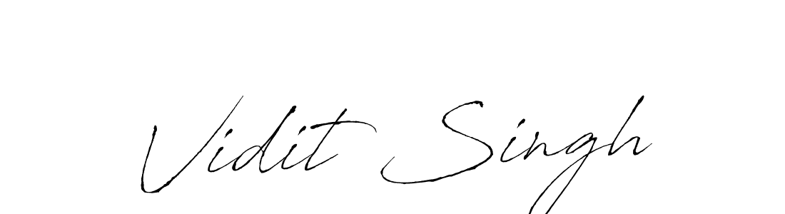 How to make Vidit Singh signature? Antro_Vectra is a professional autograph style. Create handwritten signature for Vidit Singh name. Vidit Singh signature style 6 images and pictures png